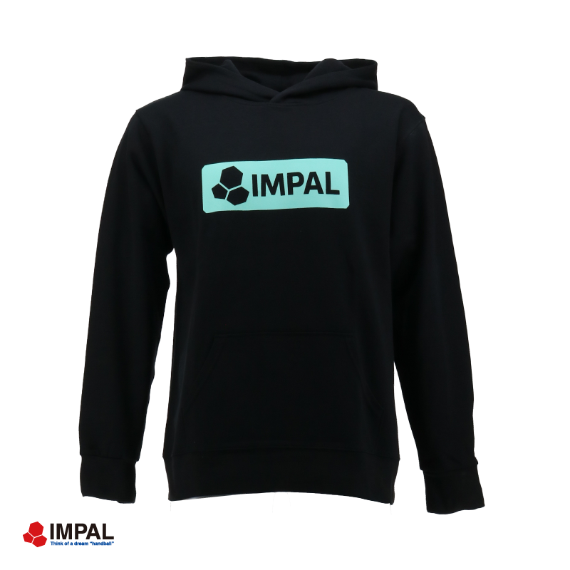 ハンドボール パーカー / スウェットフーディー NEWベーシックロゴ / IMFP-001S BLK.MNT