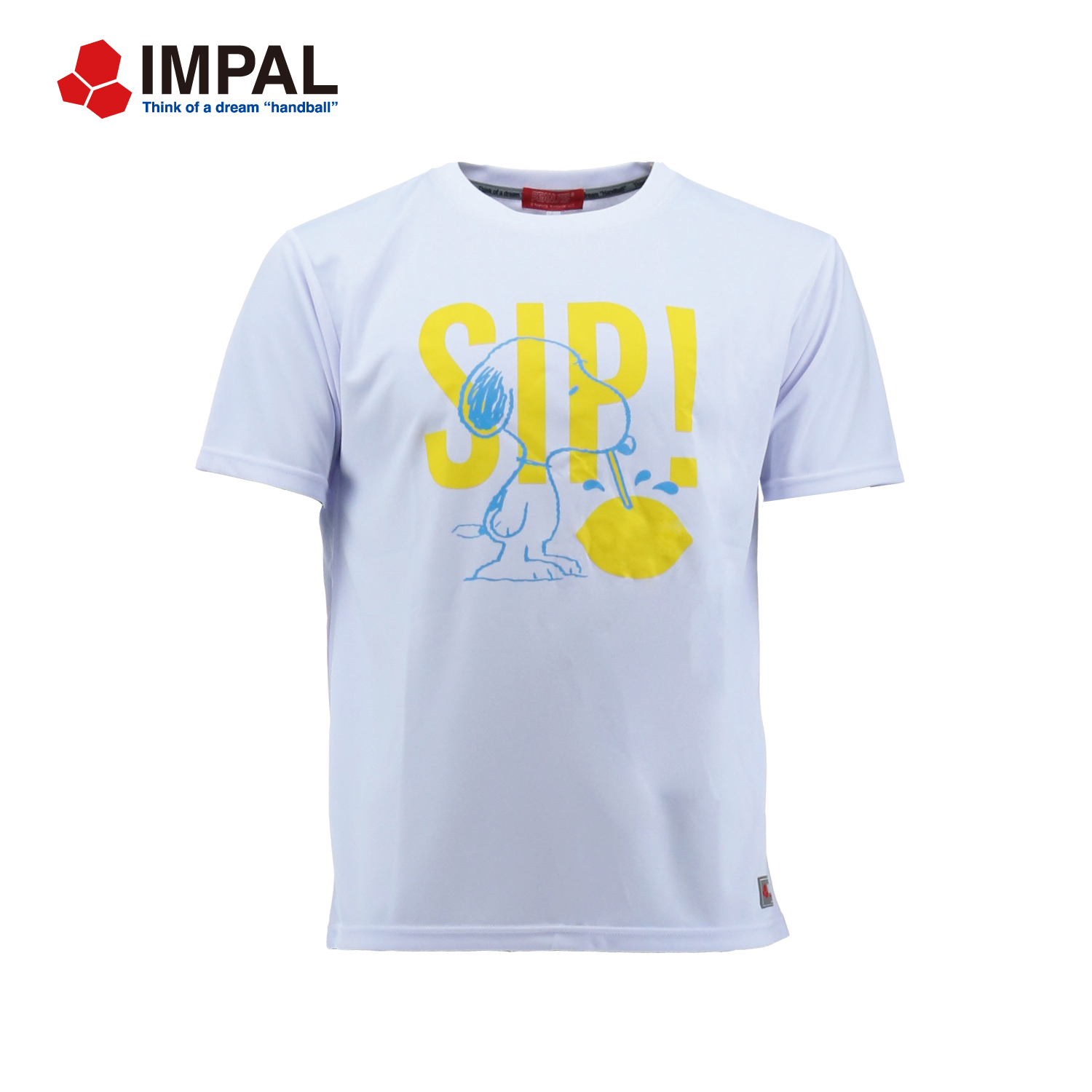 スヌーピー ハンドボール Tシャツ ユニセックス ホワイト /IMSNPT-2504